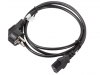 Кабел Lanberg CEE 7/7 -> IEC 320 C13 power cord 1.8m VDE, black