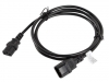 Кабел Lanberg extension power supply cable IEC 320 C13 -> C14 1.8m VDE, black