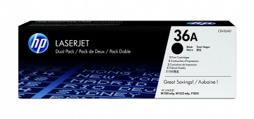 Консуматив HP 36A Black Dual Pack LaserJet Toner Cartridges