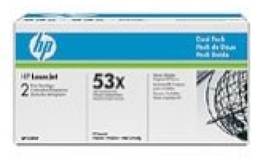 Консуматив HP 53X Black Dual Pack LaserJet Toner Cartridges