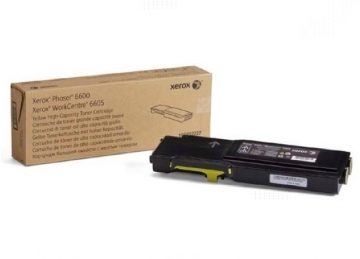 Консуматив Xerox Phaser 6600/WorkCentre 6605 Yellow High Capacity Toner Cartridge, DMO