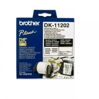 Консуматив Brother DK-11202 Shipping Labels, 62mmx100mm, 300 labels per roll, Black on White