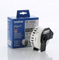 Консуматив Brother DK-22223 White Continuous Length Paper Tape 50mm x 30.48m, Black on White