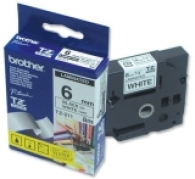 Консуматив Brother TZe-211 Tape Black on White, Laminated, 6mm Eco
