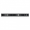 Комутатор ZyXEL GS2210-48, 50-port Managed Layer2+ Gigabit Ethernet switch, 44x Gigabit metal + 4x Gigabit dual personality (RJ45/open SFP) + 2 open SFP ports, L2 multicast, IGMP snooping, MVR, IP source guard, DHCP snooping, ARP inspection, CPU protectio
