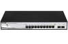 Комутатор D-Link 10-port 10/100/1000 Gigabit PoE Smart Switch including 2 SFP