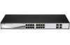 Комутатор D-Link 16-port 10/100/1000 Gigabit Smart Switch + 4 SFP