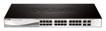 Комутатор D-Link 24 10/100/1000 Base-T port with 4 x 1000Base-T /SFP ports