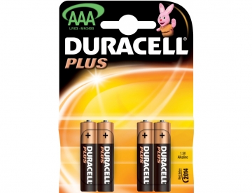 Батерии DURACELL, LR3, ААА, 4 бр.