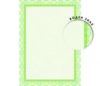 Дизайн хартия OSD4020 зелена спирала 25 л