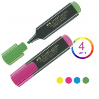 Текст маркер Faber-Castell Textliner 48 комплект 4 цвята