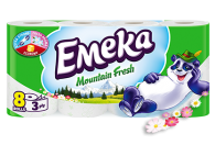 Тоалетна хартия Emeka Mountain fresh, 8 бр.