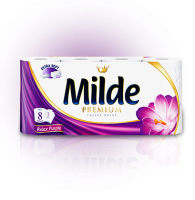 Тоалетна хартия Milde Relax Purple, 8 бр.