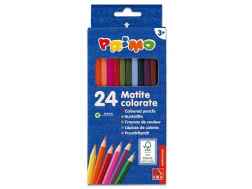Цветни моливи PRIMO, 24 цвята