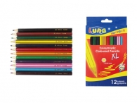 Цветни моливи LUNA XL, 12 цвята