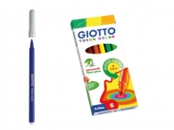 Флумастери GIOTTO Turbo Color, 6 цвята