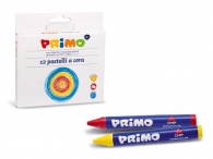 Пастели восъчни PRIMO МAXI, 12 цвята