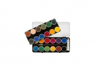 Бои акварелни PRIMO, 24 цвята в метална кутия