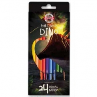 Цветни моливи KOH-I_-NOOR Dino, 24 цвята