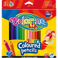 Цветни моливи КОЛОРИНО Джъмбо, 12 цвята