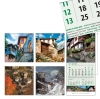 Стенен луксозен 12-листов календар Български къщи