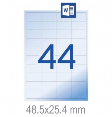 Полиестерни етикети 48.5х25.4 мм