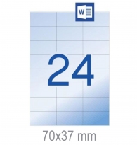Полиестерни етикети 70х37 мм