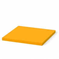 Самозалепващи листчета 125х75мм оранжев неон