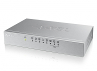 Комутатор ZyXEL ES-108AV3, 8-port 10/100Mbps Ethernet switch, 3x Qos (!), desktop, metal housing