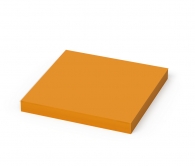 Самозалепващи листчета 75х75мм оранжев неон