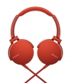 Слушалки Sony Headset MDR-XB550AP, red