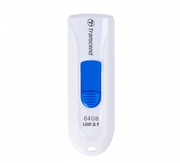 Памет Transcend 64GB JETFLASH 790, USB 3.1, white