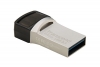 Памет Transcend 64GB JETFLASH 890S, USB 3.1 Type C, Silver Plating