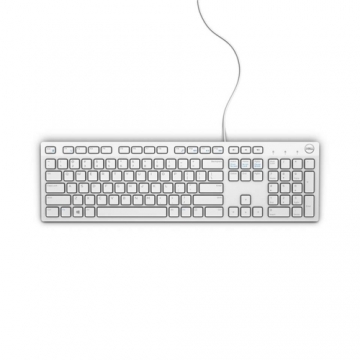 Клавиатура Dell KB216 Wired Multimedia Keyboard White