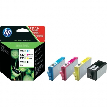 Консуматив HP 920XL 4-pack High Yield Black/Cyan/Magenta/Yellow Original Ink Cartridges