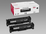 Консуматив Canon CRG-718BK, 2Pk