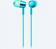 Слушалки Sony Headset MDR-EX155AP, blue
