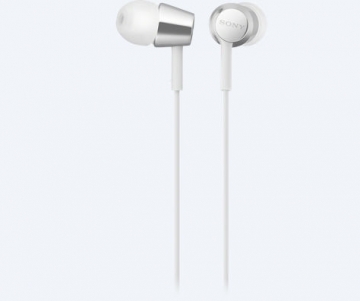 Слушалки Sony Headset MDR-EX155AP, white