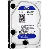 Твърд диск Western Digital Blue 3TB 5400rpm, SATA3 64MB Cache 3,5"