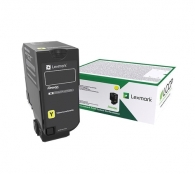 Консуматив Lexmark CS827de, CX827de Standard Yellow Return Programme Toner Cartridge