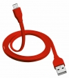 Кабел TRUST Flat Micro-USB Cable 1m - red
