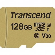 Памет Transcend 128GB microSD UHS-I U3 (with adapter), MLC