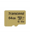 Памет Transcend 64GB microSD UHS-I U3 (with adapter), MLC