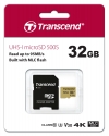 Памет Transcend 32GB microSD UHS-I U3 (with adapter), MLC