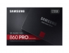 Твърд диск Samsung SSD 860 PRO 512GB Int. 2.5" SATA III, V-NAND 2-bit MLC, MJX Controller, 256-bit Encryption, Read 560 MB/s Write 530 MB/s