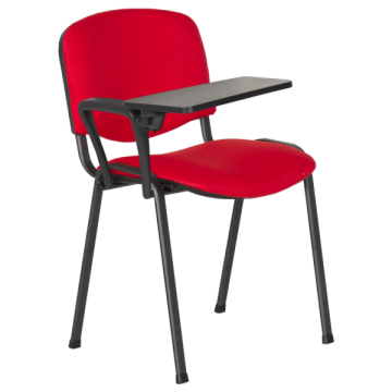Посетителски стол дамаска с масичка- червен