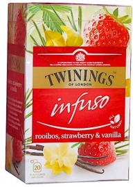 Чай Twinings ройбос, ягода и ванилия