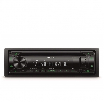 Ресийвър Sony CDX-G1302U In-car Media receiver with USB & Dash CD, Green illumination