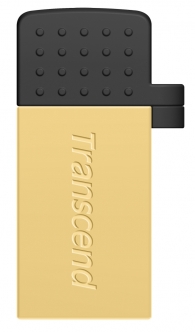 Памет Transcend 64GB, JETFLASH 380, OTG, USB2.0, Gold