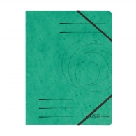 Папка с ластик Herlitz Colorspan 320 гр зелена